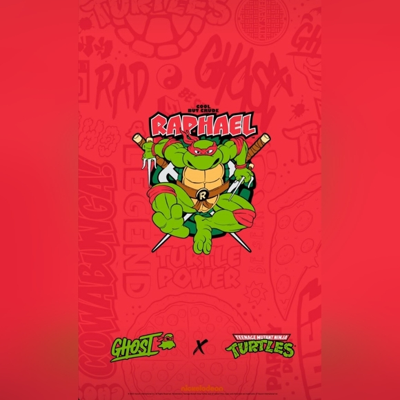 GhostLifestyle "Ghost X Teenage Mutant Ninja Turtle" (RAPHAEL) Tee - Picture 12 of 14